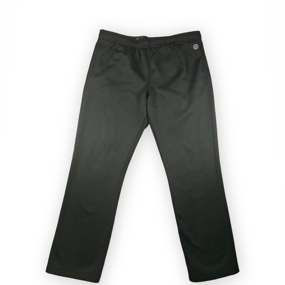 American Eagle Sweatpants Mens XL Black Fleece Wide Leg Baggy Lounge Comfort
